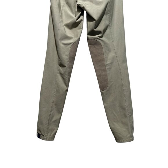 Irideon Issential Suede Knee Patch Tights Pants Womens Medium Beige Equestrian - Picture 8 of 13